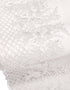 Aurora Blossom Beaded Border Lace Mix and Match - (Off White) + Satin (Off WHite)